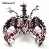Microworld 3D Металлический Пазл Животное Красные Дьяволы Скорпион Набор Моделей Сделай Сам Настольное Украшение Пазл Игрушки Подарки на День Рождения Для Взрослых