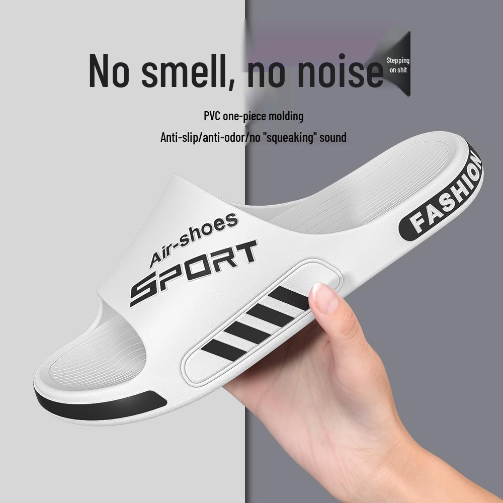 Men's Large Size Odor-Resistant Summer Slippers: New Widened Non-Slip Indoor Sports Shoes
