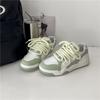 Кроссовки на платформе женские весна-осень 2025 года новые студенческие повседневные кроссовки для уличной стрельбы универсальные ретро-модные кроссовки