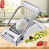 Egg Cutter Multi-functional Egg Peel and Egg Slice Ham and Strawberry Cutter Kitchen Gadget Breakfast