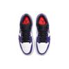 Мужские кроссовки Air Jordan 1 Low Court Фиолетовые Белые Черные 553558-500