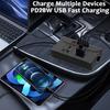 Car Power Inverter Overload Protection Universal USB-C Fast Charging Portable Car Charger
