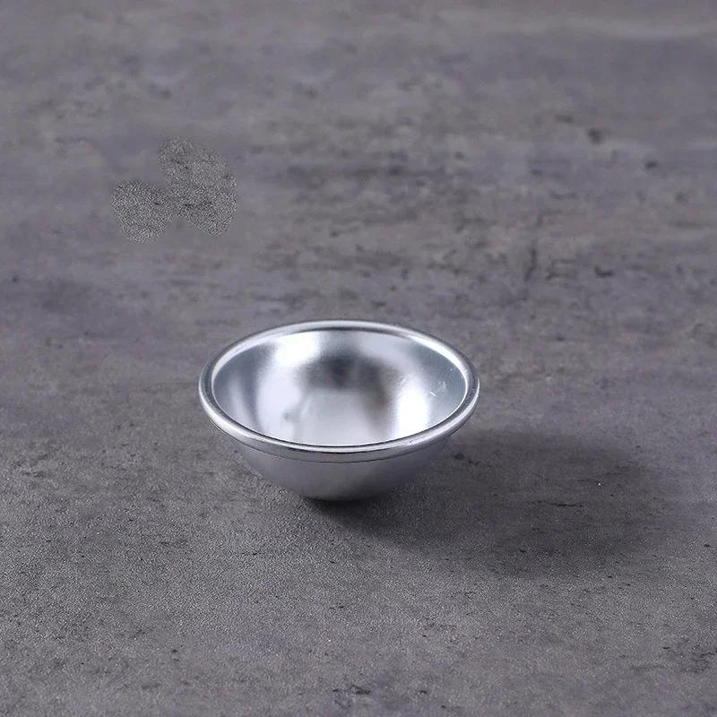 Practical Daifuku Dessert Bomb Mold Pan Tin Baking Cake Pastry Mould Snowball Mochi Mold 3D Aluminum Ball