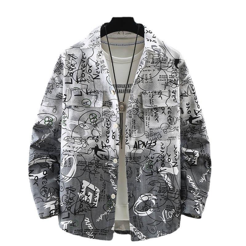 Spring and Autumn Plus Size Long Sleeve Shirt Men Fatty Shirt Workwear Jacket Casual Clothes 4XL-10XL