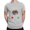 Man TShirt Dank Meme Hamster Staring Front Camera Hampter Calling Individuality T Shirt Graphic Streetwear New Trend