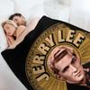 Плед Jerry Lee Lewis Индивидуальные пледы для ребенка Клетчатый на диване Тонкие пледы