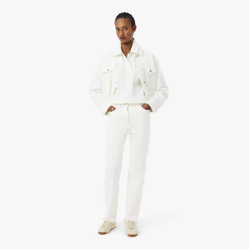 [Lacoste] Women's Straight Denim Pants HF6800-56G001