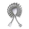 2/3/4 Meters Spring Shower Hose Flexible Connect Pipe Plastic Soft Hose Tube Anti-wrap for Bathroom Water Toilet Bidet Sprayer