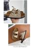 Children's Birkenstock Cork Fabric Retro Double Buckle Sandals - Thick Sole, Non-Slip, Summer Outdoor Shoes for Boys.
