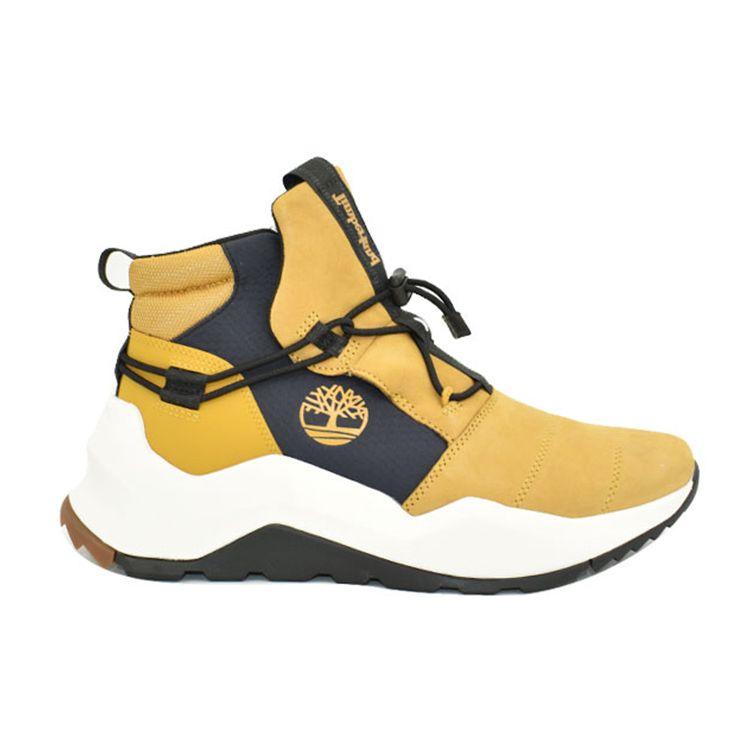 Timberland Madbury Series Удобные прочные повседневные кроссовки для бега среднего размера для мужчин, желтые A2KHF