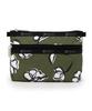LeSportsac Official Cosmetic Clutch Olive Floral Silhouette Pouch/7105