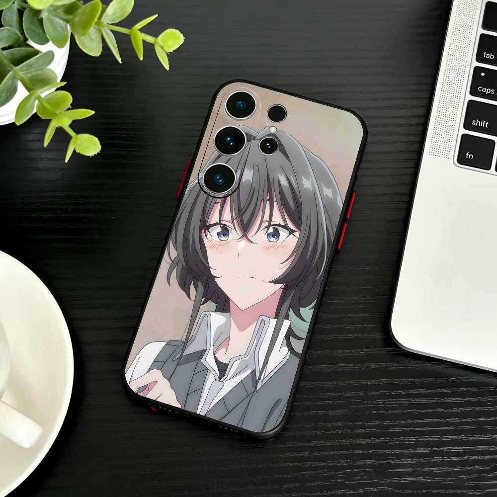 Чехол для телефона Kino Himari и Asanagi Yori Для Samsung S26,S25,S24,S23,S22,S21,S20,S30,Ultra,Plus,Fe,Note,5G Черный Чехол