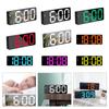 Fashionable LED Digital Alarm Clock with Mirror Display Date Temperature and Alarm Snooze Functionality 2 Power Supply