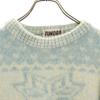 tundra 90s Made in Canada Old Nordic Pattern Long sleeve cropped length sweater Women Used