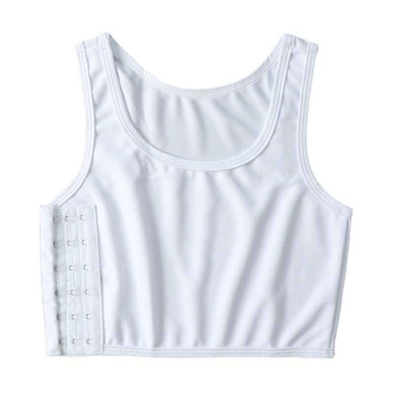 Спортивная одежда для лесбиянок, укороченный топ на груди, транс-укороченный топ, плоский корсет для груди, эластичный корсет для коррекции фигуры, бюстгальтер Tomboy с пряжкой, майка