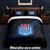 NSW Blues Design Bed Bedding Set 1 Duvet Cover + 2 Pillowcases Soft Breathable Household Bed Linens