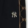 MLB Нью-Йорк Янкис Диа Монограмма Винтажные Спортивные Боковая Полоса Модные Удобные Дышащие Мягкие Повседневные Брюки Унисекс Брюки Черный 3APTM0244-50BKS
