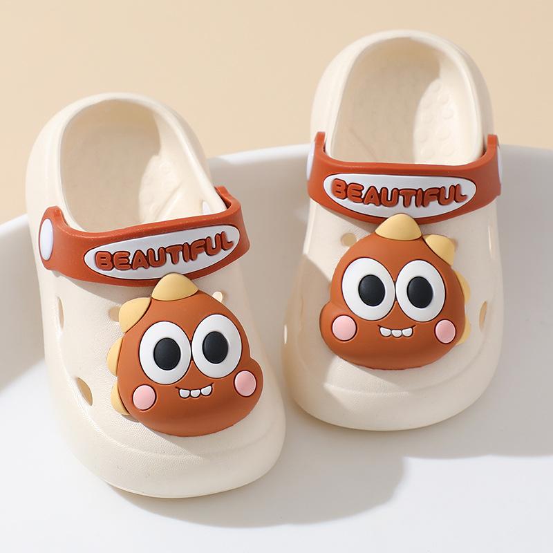 EVA Kids Summer Clog Sandals Cartoon Non-Slip Toddler Boys Girls Cute Indoor Outdoor Toe-Cap