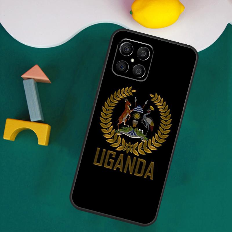 Чехол с флагом Уганды для Honor Magic 7 5 6 Lite Honor 200 Pro 50 70 90 Lite X9a X8a X8 X9 X8b X9c X9b