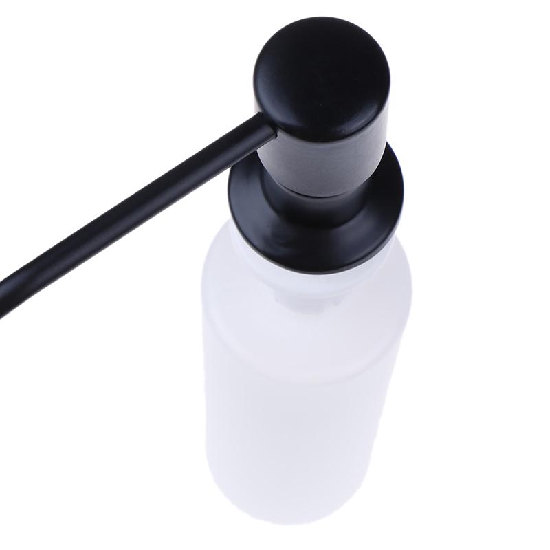 Черный дозатор мыла для кухонной раковины, ручной дозатор мыла для ванной комнаты