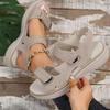 Women Summer Wedges Non-slip Beach Open Toe Breathable Sandals Sport Style Shoes