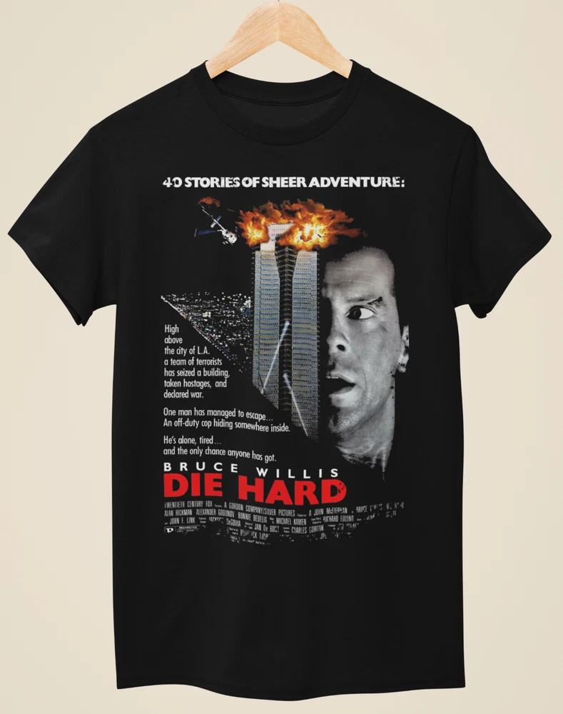 Die Hard Movie Poster Inspired Unisex Black TShirt