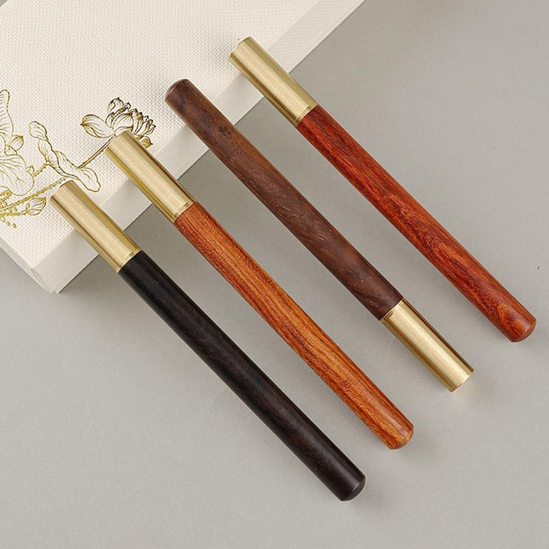 Винтажная шариковая ручка, латунная шариковая ручка, шариковая ручка с металлическим колпачком, школьные канцелярские принадлежности