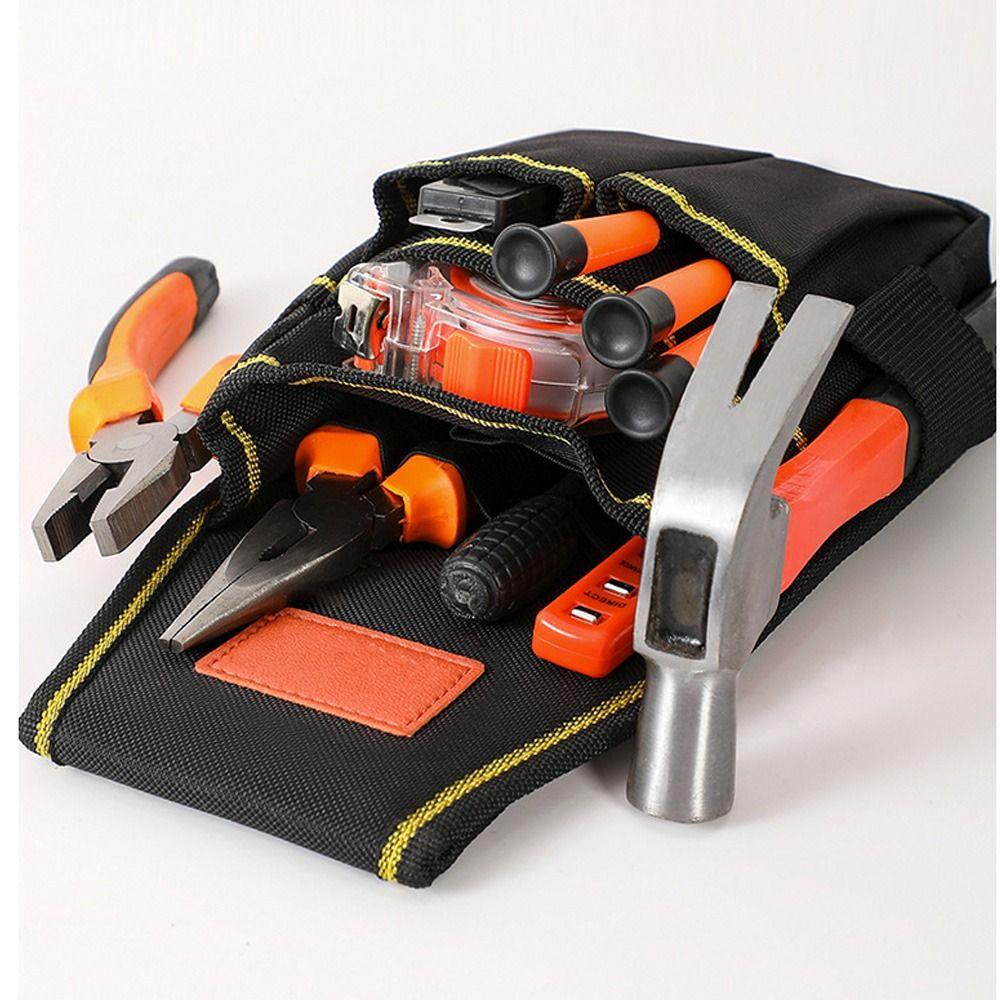 Multifunction Storage Bag Multiple Pockets Toolkit Pouch Repair Bag Hardware Maintenance Organizer