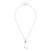 RAPRGOLD GRA Certified Moissanite Four Leaf Clover Pendant Necklaces for Women Real 925 Sterling Silver Chains Fine Jewelry Gift