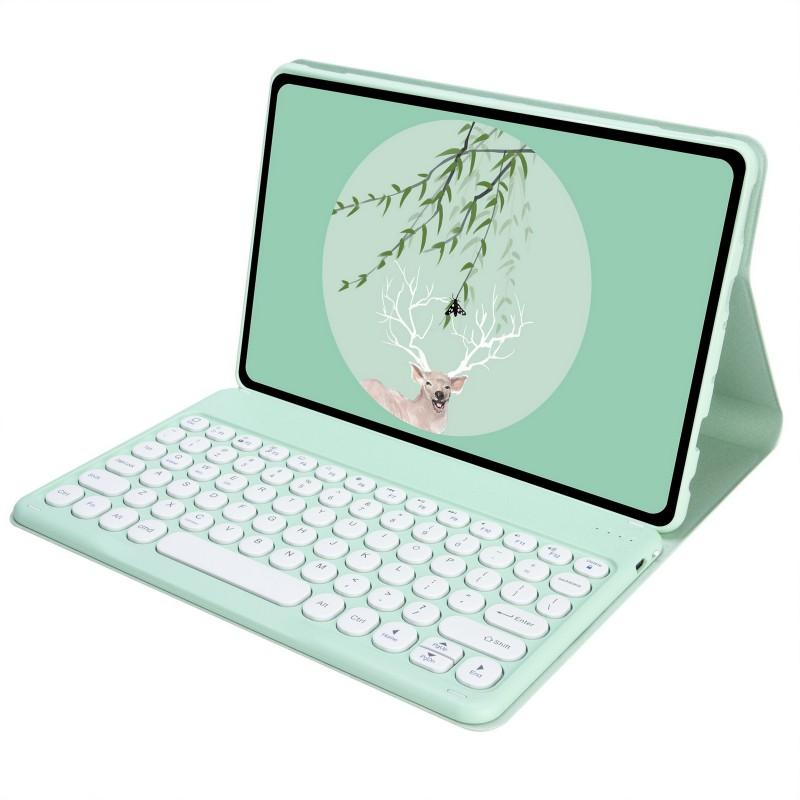 11-inch Moto Tab G70 LTE Tablet Case With Detachable Bluetooth Keyboard Touchpad Support Sleep/Wake Function PU Leather Cover
