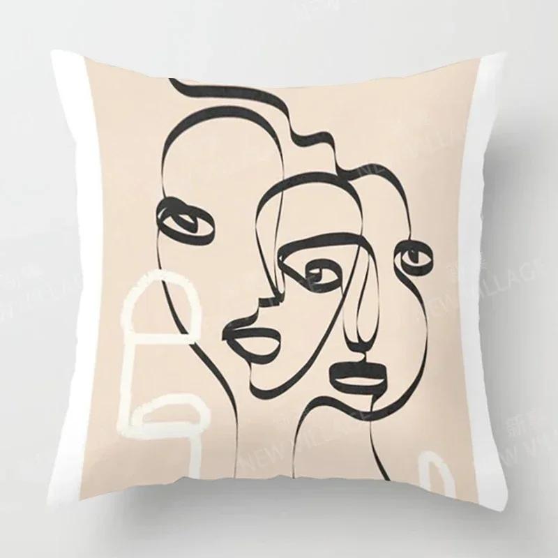 Скандинавский Осенний Домашний Декор Осень Наволочка для диванной подушки Чехол на диванную подушку Современный Моранди