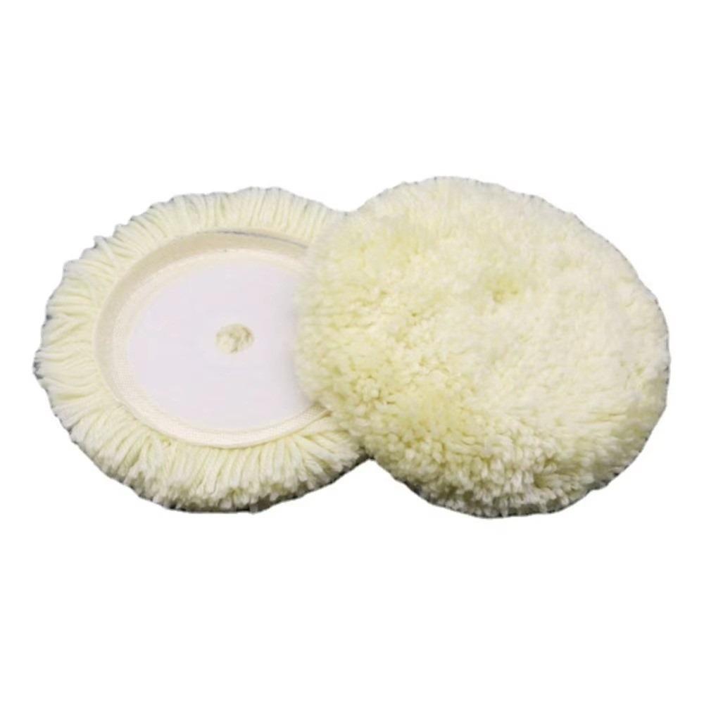 Hook & Loop Grip Wool Polishing Pad 7 Inch Polishing Machine Accessories For Vehicle