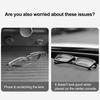 Car Storage Box with Strong Magnetic Closure for Sunglasses And Glasses Soft Velvet Lining