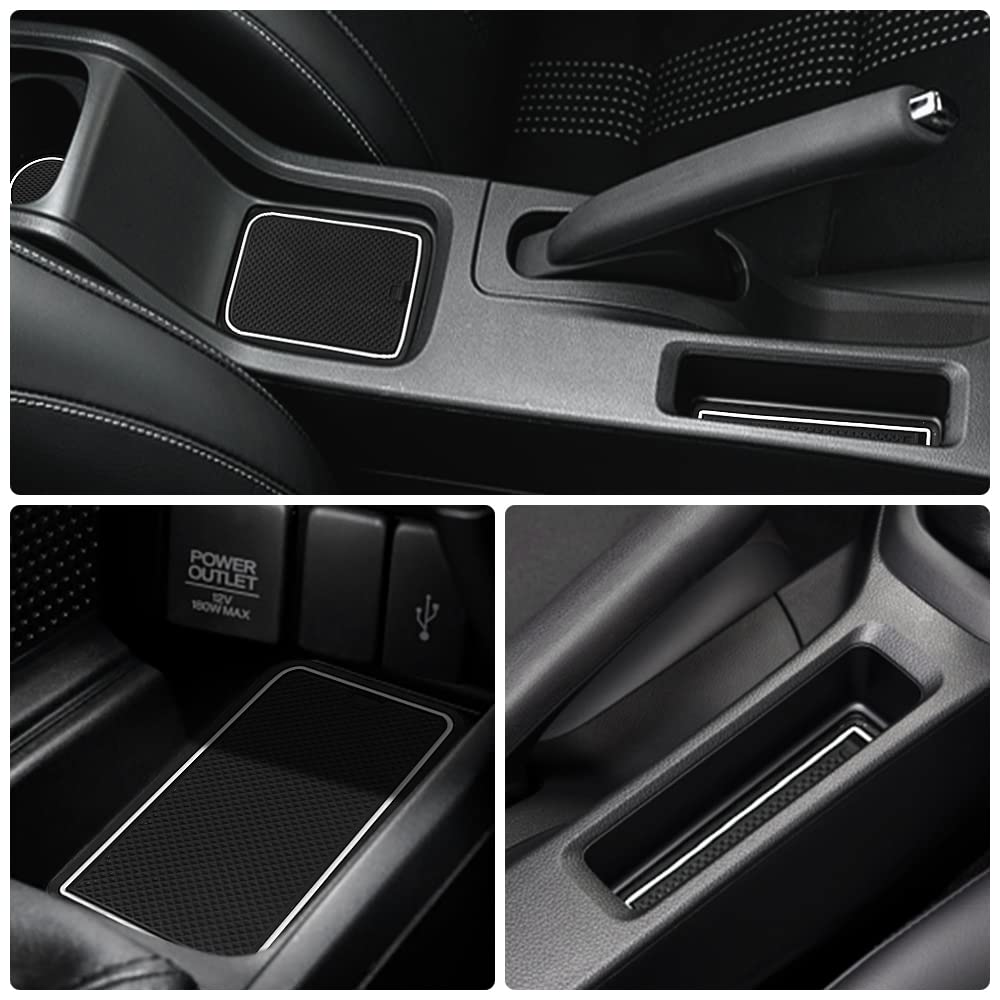 Marchfa Honda S660 (2015 - Все классы) Внутренний резиновый коврик, Коврик в карман двери, Резиновый