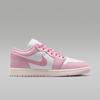Женские кроссовки Jordan 1 Low Iced Carmine White (Женский) Ледяной Карминный/Стихийный Розовый/Парус/Белый