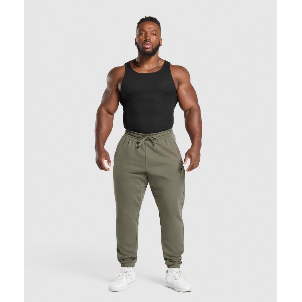 Gymshark Основные свободные джоггеры Strength Green A2a7t Ecjh