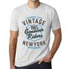 Мужская винтажная футболка Футболка с рисунком Подлинные всадники 1961 Vintage White