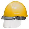 Helmet with Work Aero [DIC Plastics] Shield, Use, Mesh, SYA-CS-SFE4M-M2, Yellow/Smoke