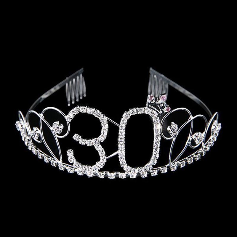 Fashion Headband Headwear Girl Tiara Birthday Crown Party Decoration KTY