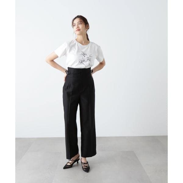 Jill by Jill Stuart Satin Straight Pants