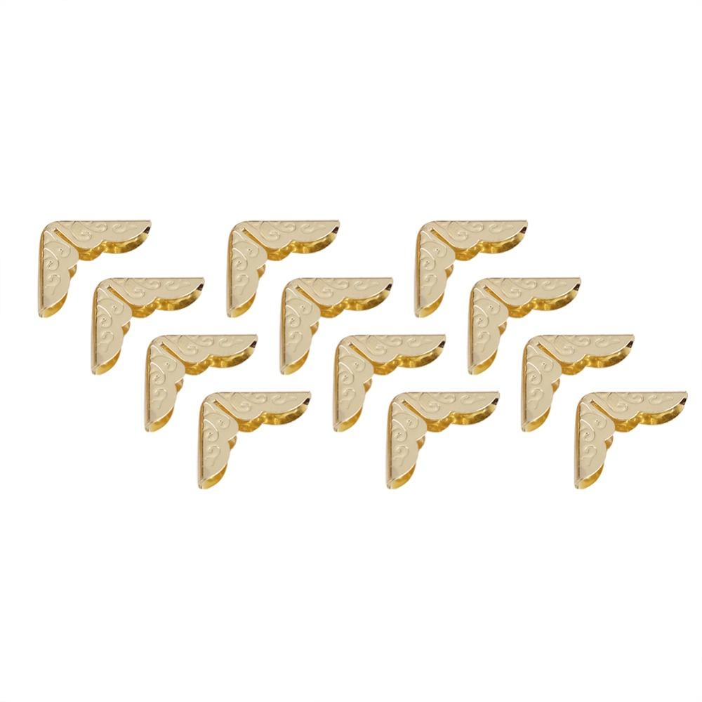 100pcs 5.71x0.94 in Book Corner Protectors gold Album Corner Protectors document binding