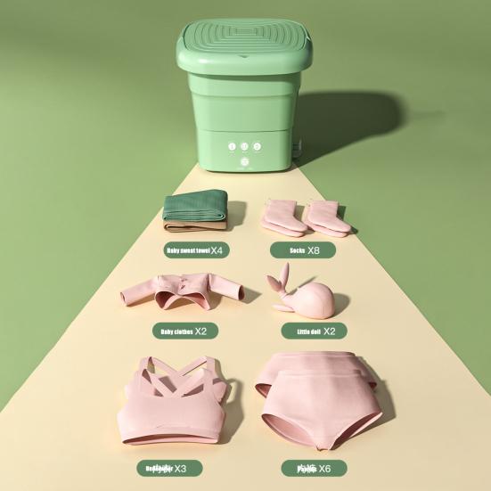 Трудосберегающая портативная многофункциональная стиральная машина с двигателем, сильная стирка