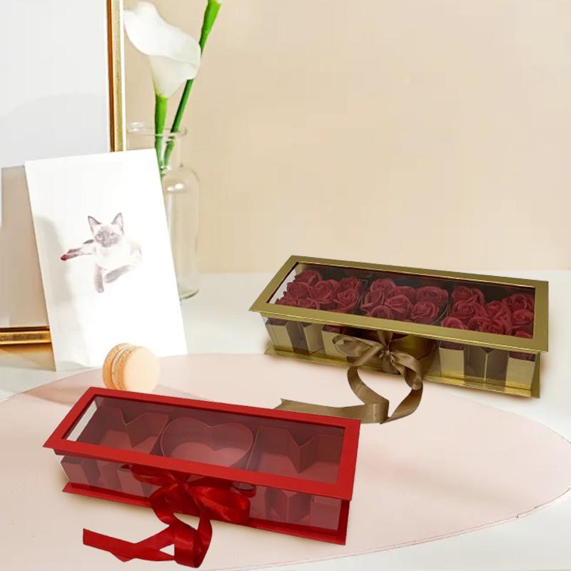 1 шт. не включает цветы Подарки на день рождения матери Цветочная подарочная коробка Принадлежности ко Дню матери 44,5x15,5x9,7 см