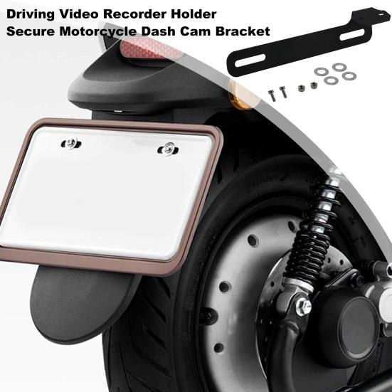 Кронштейн для мотоциклетного видеорегистратора Высокая стабильность Легко установить Универсальная посадка Крепление-держатель для экшн-камеры и видеорегистратора