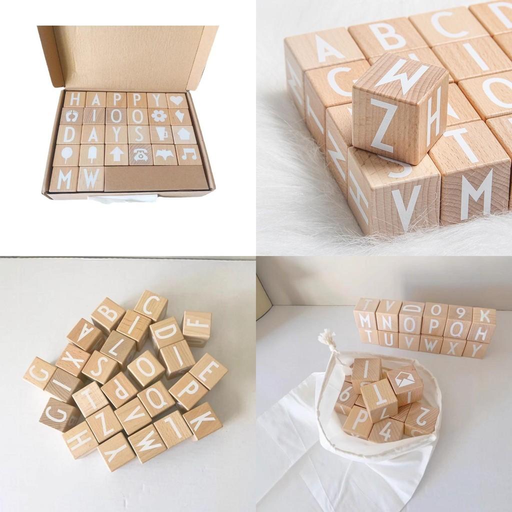 26 Кубик с буквами Конструктор Детский Набор-пазл для раннего обучения