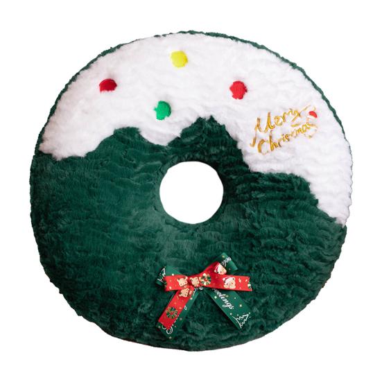 Рождественская кукла, плюшевая игрушка, пряничный человечек, рождественская елка, пончик, мягкая подушка, декор для дома и комнаты на Рождество, день рождения
