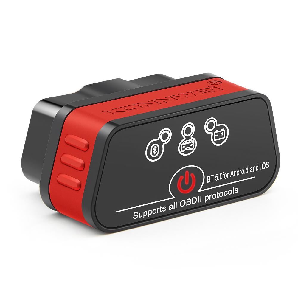 KONNWEI ELM327 V1.5 PIC18F25K80 Bluetooth 5,0 OBD2 сканер KW901 ELM 327 для Android/IOS автоматический сканер диагностический инструмент