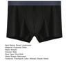 Men Boxer Underwear Elastic Mid-Waist Design U-Convex Shorts Briefs Patchwork Color Ribbed U-Convex Panties