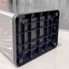 Jinke Коммерческая мусорная корзина из нержавеющей стали с открытым верхом