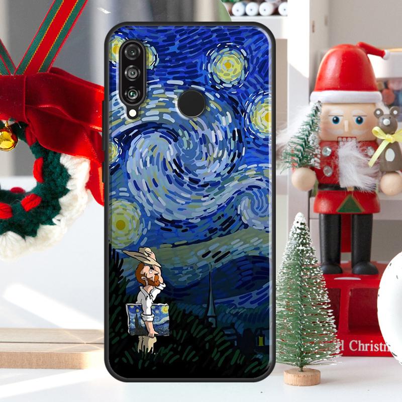Ван Гог Звездная ночь Для Huawei Nova 5T 9 10 SE 7i 8i 11i 12i Y73 Y72 Y61 Y91 Y60 Y70 Y90 P20 P40 P30 Lite Чехол
